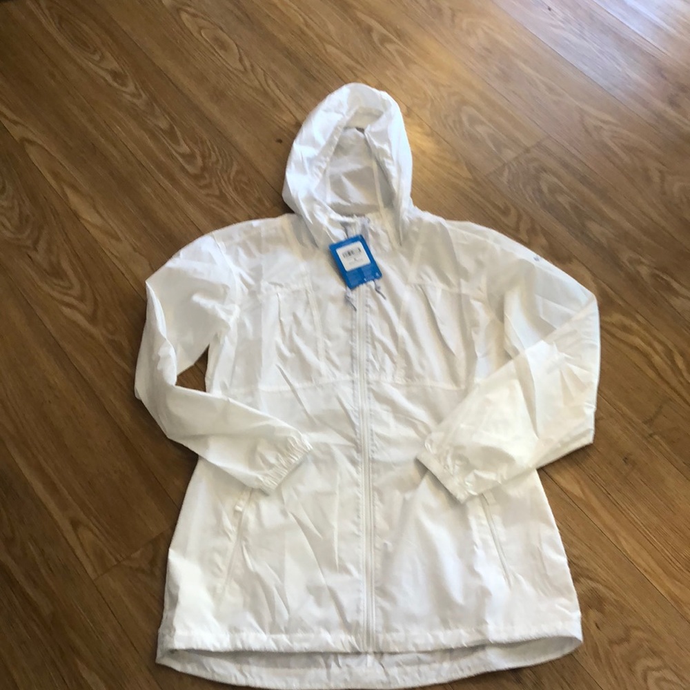 Columbia womens Flashback Windbreaker jet. NWT.